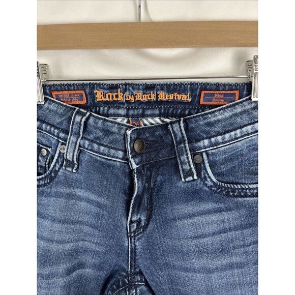 Rock Revival Nina Skinny Jeans Women's Size 26 - Picture 3 of 9